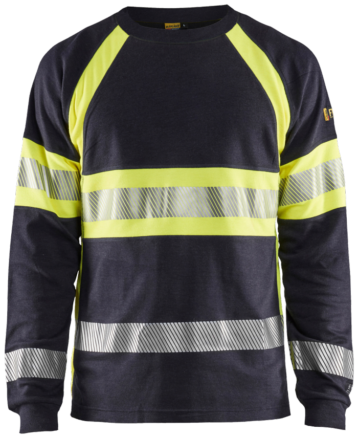 Anti-flamme high vis t-skjorte la