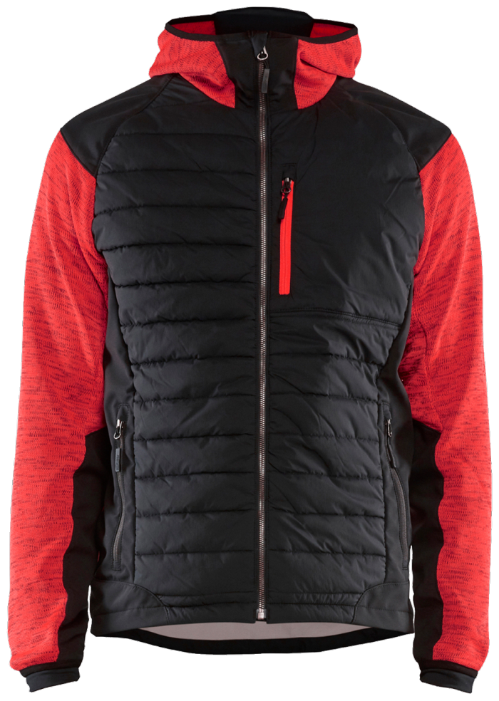 Hybridjakke Rød/svart L