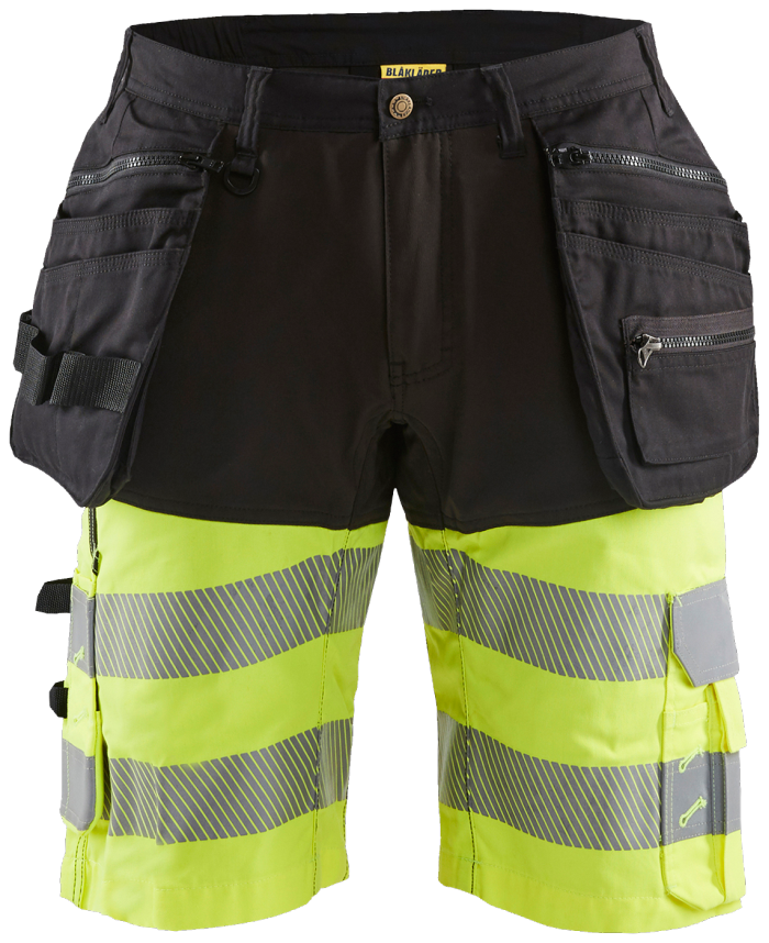 High Vis Shorts med 4-veis størrelse