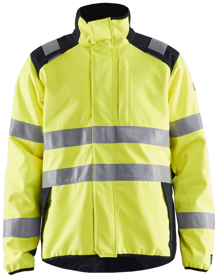 Multinorm Softshell-jakke på innsiden