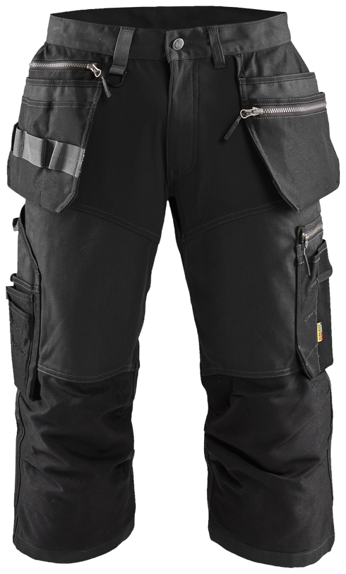 Blåkläder 159713439900C54 Piratbukse med stretch, svart Str. C54