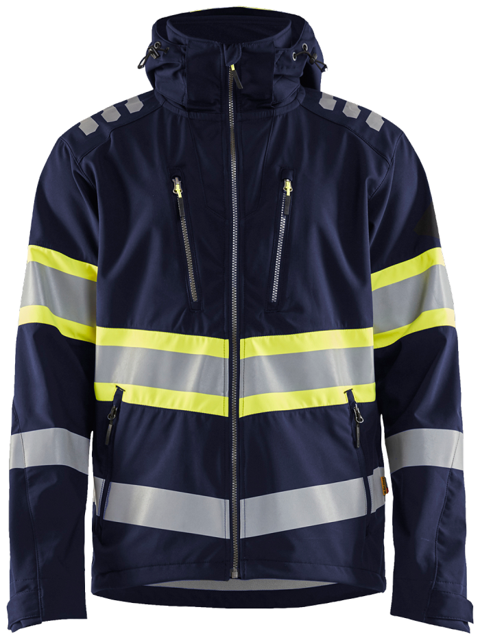 High Vis Softshell-jakke Marine