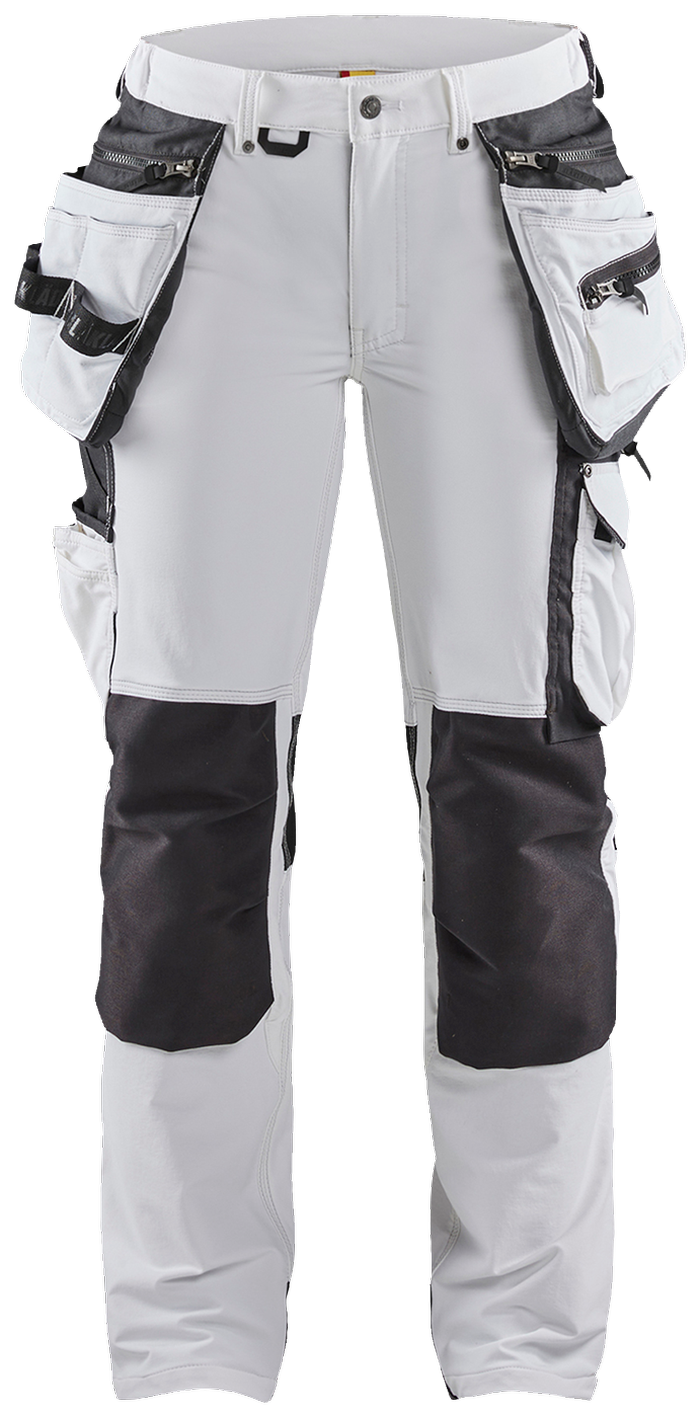 Malerbukser for kvinner 4-veis stretch