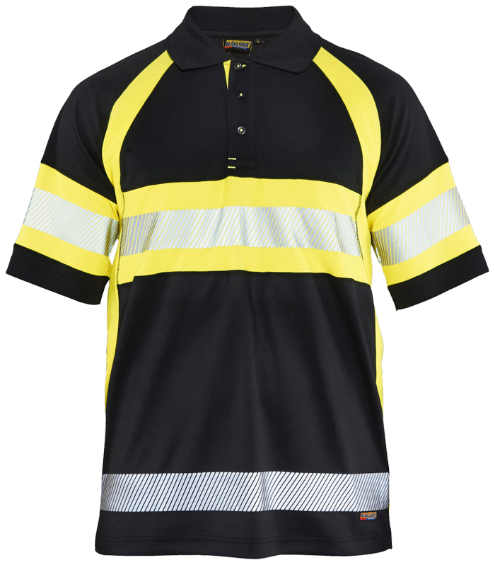 High Vis UV Polo skjorte Svart/Hig