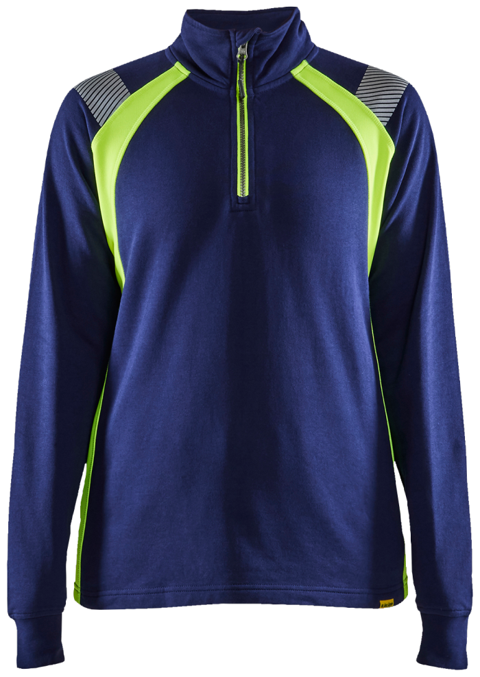 Damegenser med halv glidelås