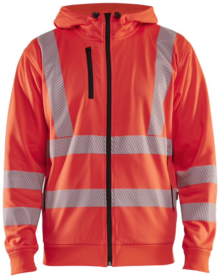 High vis hettegenser Hel glidelås