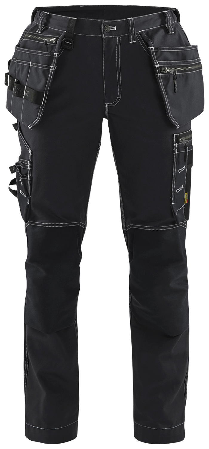 Håndverksbukse for kvinner med stretch