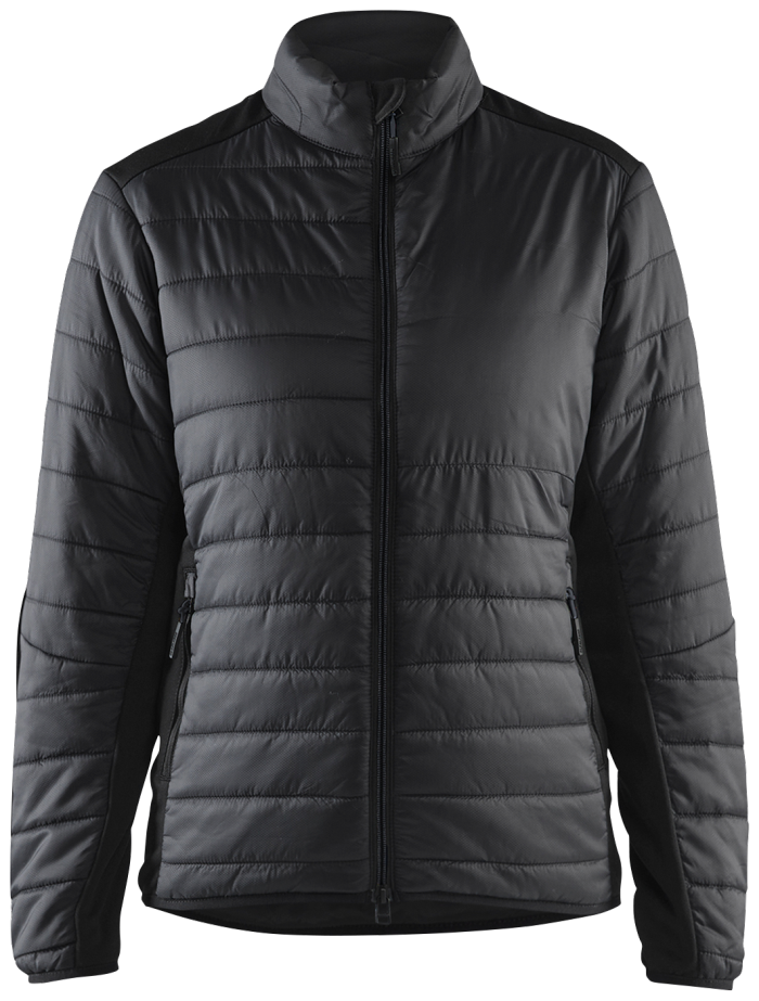 Varmfôret damejakke svart/øm