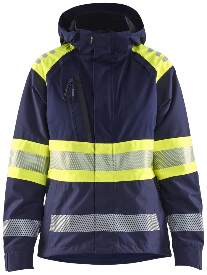 Dame High Vis Shell Jacket Marine
