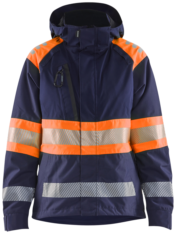 Dame High Vis Shell Jacket Marine
