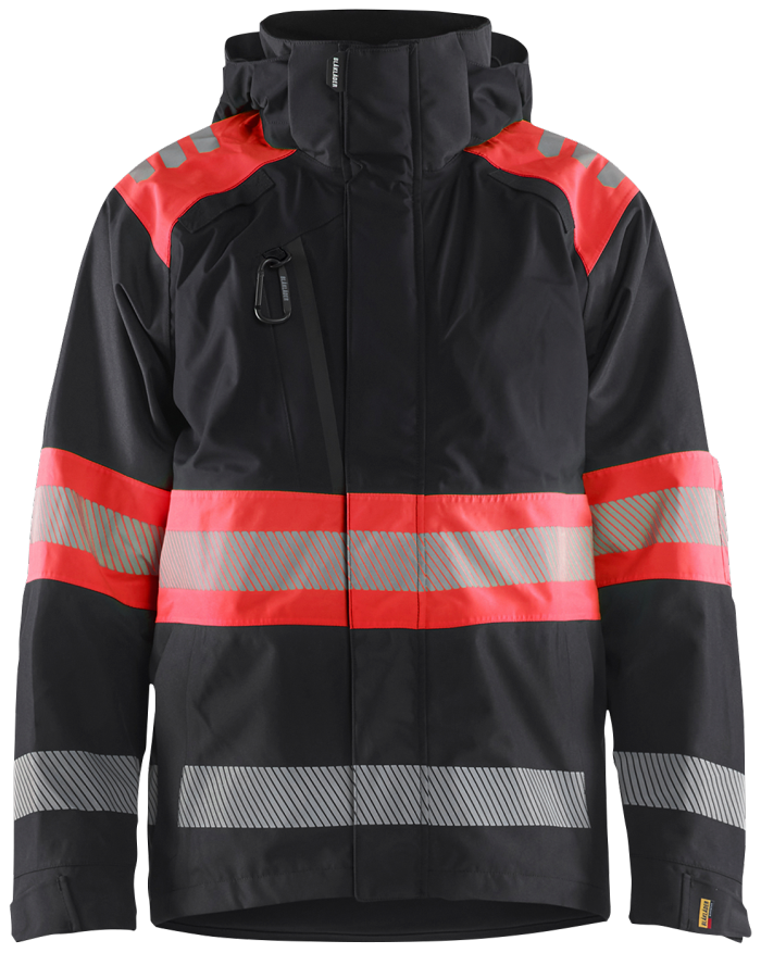 High Vis Shell Jacket Black/High V