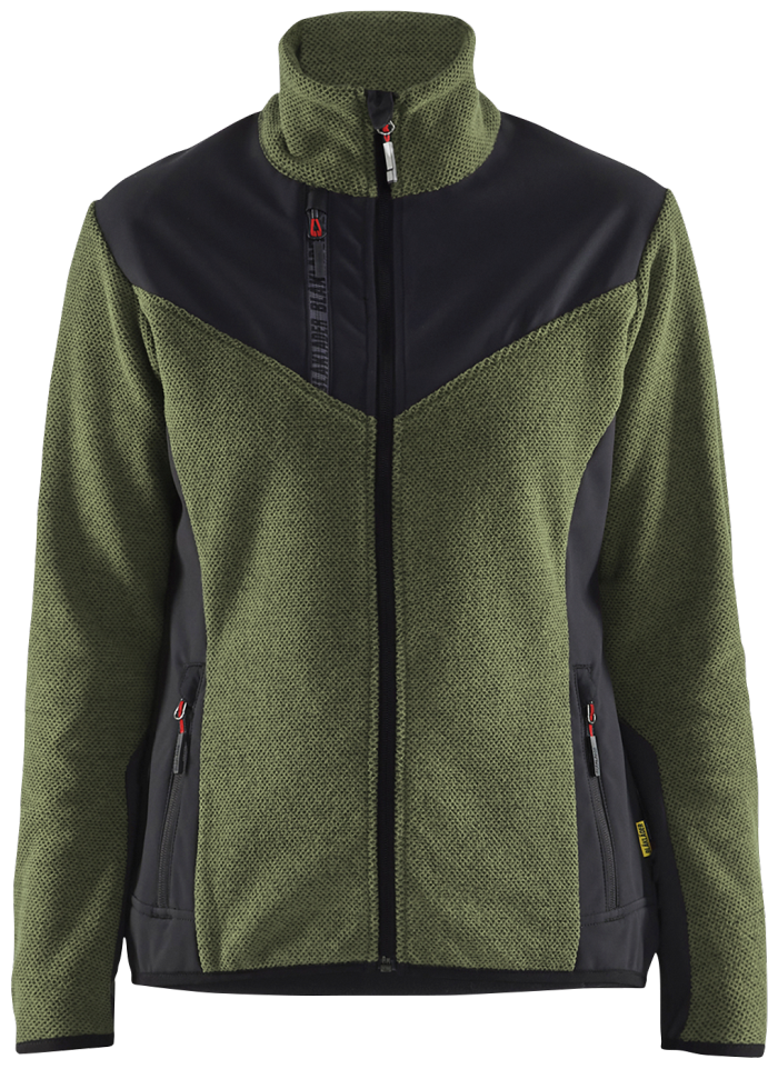 Strikkejakke for kvinner med Softsh