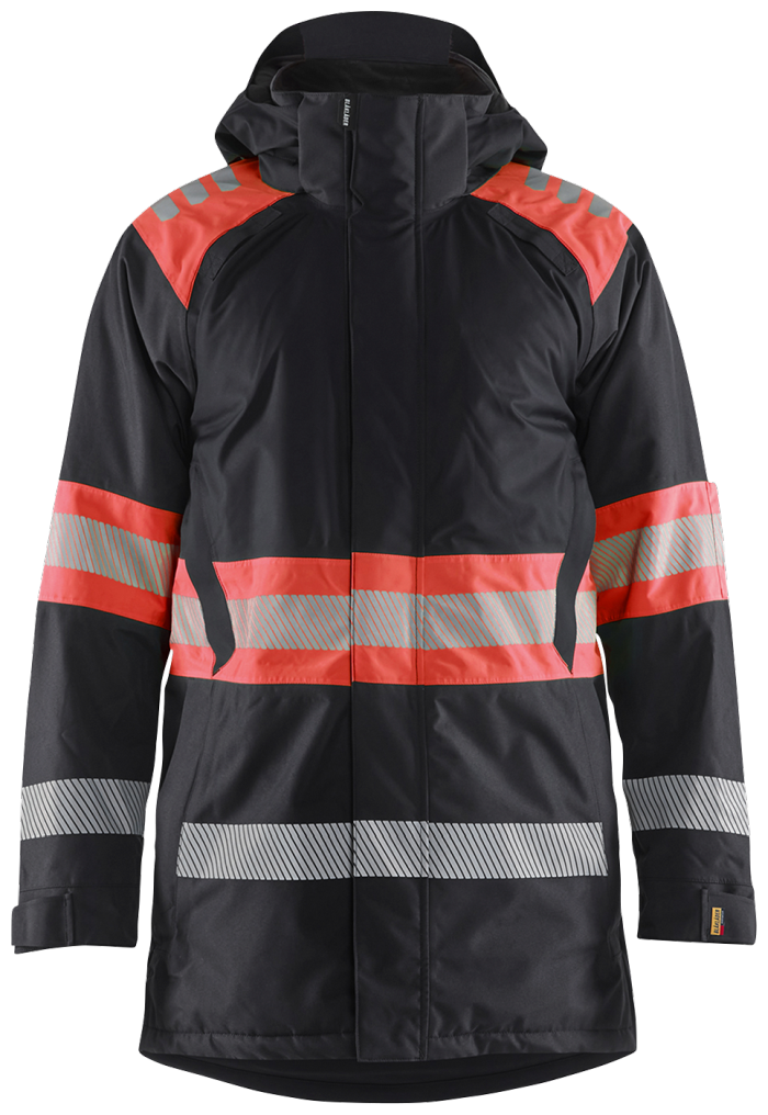 High Vis Winter Parka Black/Hig
