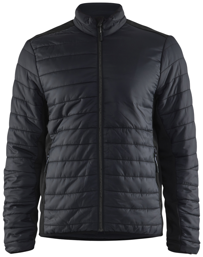 Varmfôret jakke Svart/Mørkegrå