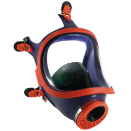 Productos Climax 731-S Full Face Maske, Blå/Rød, 1 Stykk, SPC-2351731200000