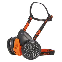 Productos Climax 756 Halvmaske med A1 Filter, Svart/Oransje, 1 Stykk, SPC-2351756100000