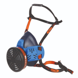 Productos Climax 762-S Halvmaske med A1 Filter, Svart/Blå/Oransje, 1 Stykk, SPC-2352762100000