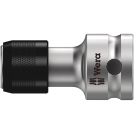 Wera Zyklop Bit Adaptor – Rask Bitbytte (1 Stykk, 1/4" - 1/2"), 1 Stykk, SWE-392