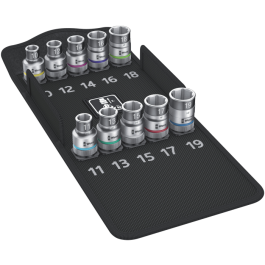 Wera Zyklop 1/2" Drive Socket Set – Praktisk Oppbevaring  ( 05004203001, 1 Boks )