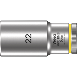 Wera HMB Dype 3/8" Nøkkel – Høy Slitestyrke og Kraftoverføring, 1 Stykk, SWE-406