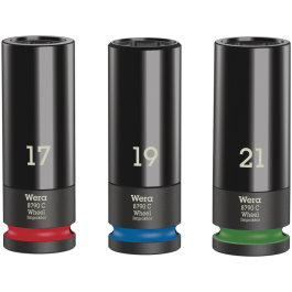 Wera Wheel Impaktor C Set – Robust Design, Høy Effektivitet  ( 05004595001, 1 Boks )