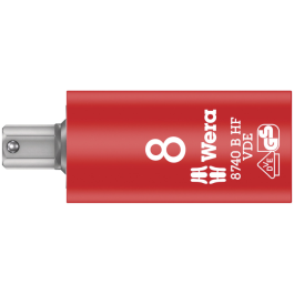 Wera Zyklop Hex Bit Socket – VDE Isolert Kompakt, 1 Stykk, SWE-376
