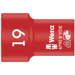 Wera Zyklop 3/8" VDE Stikkontakter – Økt Sikkerhet, 1 Stykk, SWE-398
