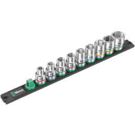 Wera Socketsett – 9 Deler, Magnetisk Festing, 1 Boks, SWE-563