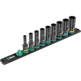 Wera Impaktor Dyp 1/2" Sett – Høy Slitestyrke, 1 Boks, SWE-469