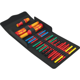 Wera Kraftform Kompakt VDE Set – Rask Momentinnstilling  ( 05006633001, 1 Boks )
