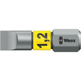 Wera BTZ Bits for Slotted Screws, Lang Levetid, 10 Stykk, SWE-187