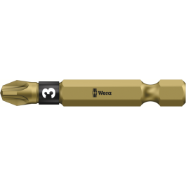 Wera BiTorsion Bits – Forbedret Slitestyrke, PZ 1-3 x 50, 1 Stykk, SWE-296