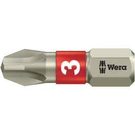 Wera TS Bits – Rustfrie, Høy Slitestyrke (PH 1-3, 10 Stykk), 10 Stykk, SWE-102
