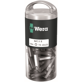 Wera TORX® Bits – Høy Kvalitet, Universell Bruk (TX 10-40), 1 Boks, SWE-322