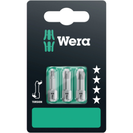 Wera TZ-Bits – Torsjonsone, Slitestyrke og Levetid, 10 Stykk, SWE-252
