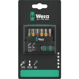 Wera Bit-Check 12 – Rask Bitbytte og Plassbesparende Oppbevaring, 1 Boks, SWE-495