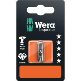 Wera Impaktor Bits – Overlegen Slitestyrke, 5 Stykk, SWE-284
