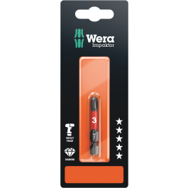 Wera Impaktor Bits – Overlegen Slitestyrke (PH 2 og PH 3, 5 Stykk), 5 Stykk, SWE-264