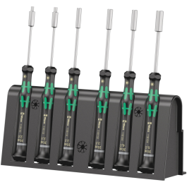 Wera Kraftform Micro Skrutrekker Set – Ergonomisk, Høy presisjon  ( 05118158001, 1 Boks )