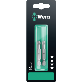 Wera TZ-Bits for Phillips Skruer, Torsjonsbeskyttelse, Lang Levetid, 6 Stykk, SWE-270