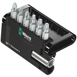 Wera Bit-Check 7 - Variasjoner med Lang Levetid og Robust Design, 1 Boks, SWE-498