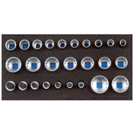 Gedore Blue Line, 1500 CT1-D 19, Check-Tool-innsats med sortiment, 1 sett, SGD-2308916