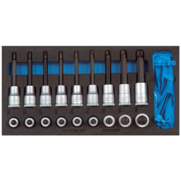 Gedore Blue Line, 1500 CT1-ITX 19 LKP, Check-Tool-innsats med sortiment, 1 sett, SGD-2308940