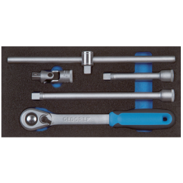 Gedore Blue Line, 1500 CT1-1993 U-20, Check-Tool-innsats med sortiment, 1 sett, SGD-2309114