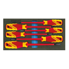 Gedore Blue Line, 1500 CT1-VDE 2170 PZ, Check-Tool-innsats med sortiment, 1 sett, SGD-2309173