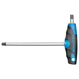 Gedore Blue Line DT 2142 sekskantnøkkelsett med 2C-T-håndtak, 2 mm til 10 mm, 1 Stykk, SGD-112