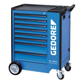 Gedore Blue Line Verktøysortiment med vogn, 1 sett, SGD-314