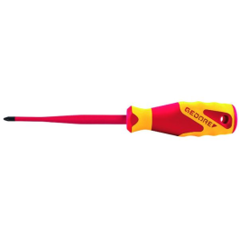 Gedore Blue Line VDE slanke skrutrekkere PZ 1 og PZ 2, 1 Stykk hver, SGD-790