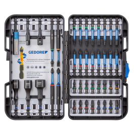 Gedore Blue Line, 666-042, 42-stk Torsions Bit Set, 1 sett, SGD-3100316
