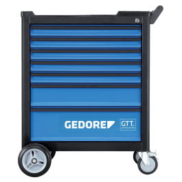 Gedore Blue Line, GTT B7, Verktøyvogn med 7 skuffer, 1 sett, SGD-3106659